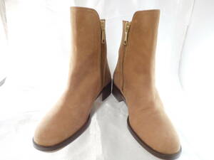 aquagirl* original leather short boots * made in Japan *35*22.5* trying on only * rank N