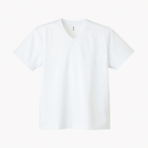 【新品】 5L ホワイト Tシャツ メンズ 大きいサイズ 半袖 吸汗速乾 ドライ メッシュ UVカット 無地 Vネック カットソー_画像5