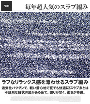 【新品】 2L 杢ネイビー半袖 パーカー メンズ 大きいサイズ ジップアップ 七分袖 半袖 スラブ サマーニット 薄手 ジャガード_画像5