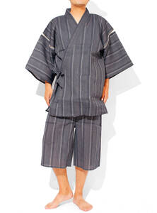 [ new goods ] LL A pattern jinbei men's ... weave peace pattern top and bottom .... setup plain stripe 