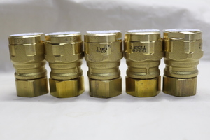 樹脂管継手 ダブルロックジョイント 黄銅製 16A PN15 3/4 （ 5個）　即決価格！