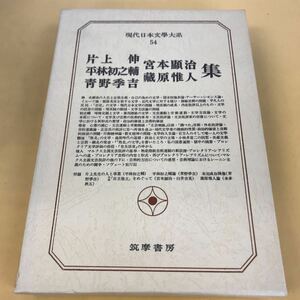 A60-012 現代文学日本大系 54 井上 伸 平林初之輔 青野秀吉 宮本顯治 藏原惟人 集 発行所 株式会社筑摩書房