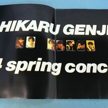 A35-068 HIKARUGENJI 光GENJI hg '94 spring concert 本に汚れ、キズ有り_画像3