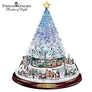 クリスマス USA限定品 【動く!光る!ジオラマ】トーマスキンケード