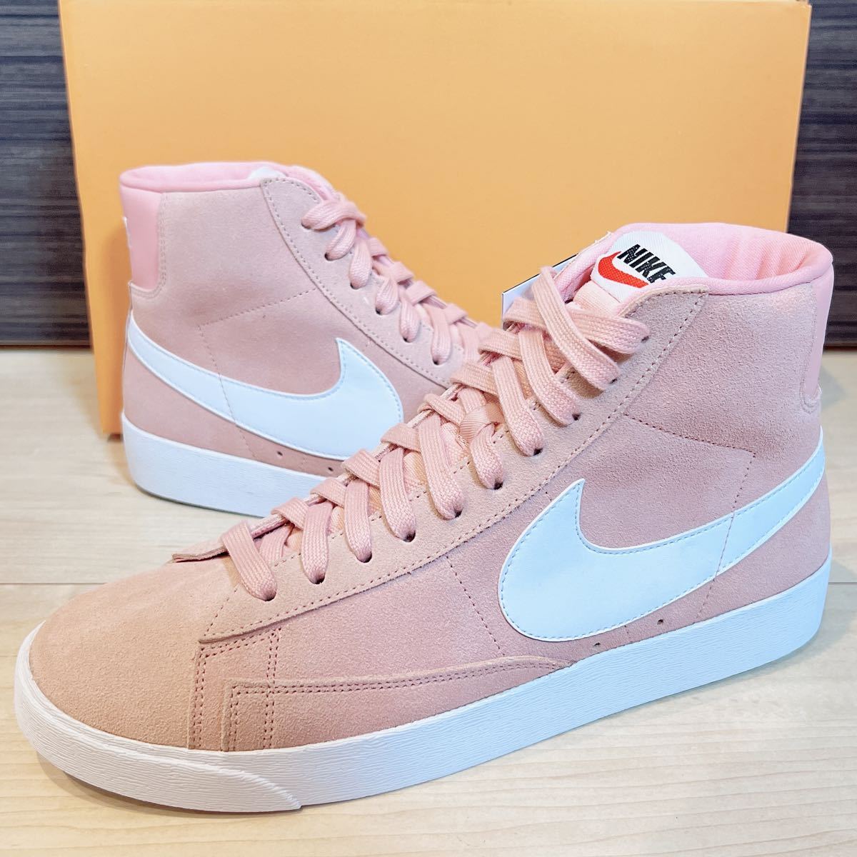 NIKE BLAZER MID ナイキ ブレーザー ミッド ピンク-connectedremag.com