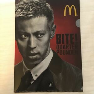 クリアファイル 本田圭佑 マクドナルド　2