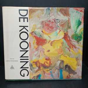 ウィレム・デ・クーニング de Kooning 画集　大型　現代美術洋書　テクスト　ハロルド・ローゼンバーグ