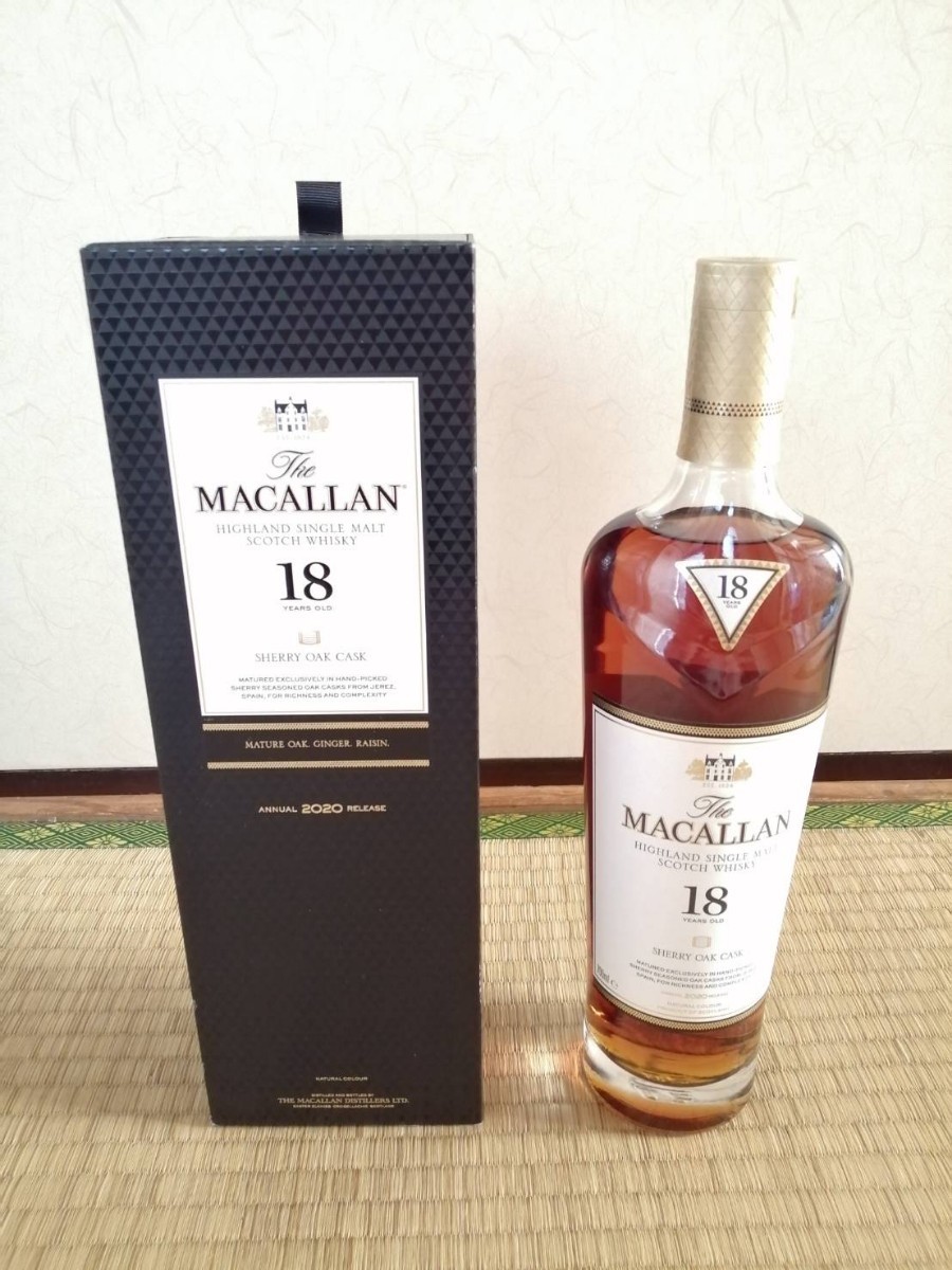 希少】マッカラン18年 700ml 2021年リリース 未開封 箱付き MACALLAN 希少】マッカラン18年 700ml 2021年リリース 未開封 箱付き MACALLAN