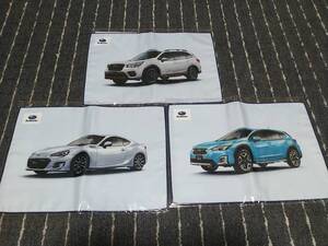 【新品未開封】SUBARU スバル マイクロファイバー 3種 XV フォレスター BRZ インプレッサ タオル STI 日本製 グッズ