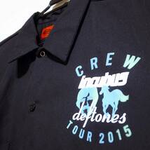 Incubus & Deftones 2015 Tour Concert Justabunchofroadies.org Shirt インキュバス デフトーンズ シャツ 半袖 2XL 黒 ワークシャツ 美品_画像1