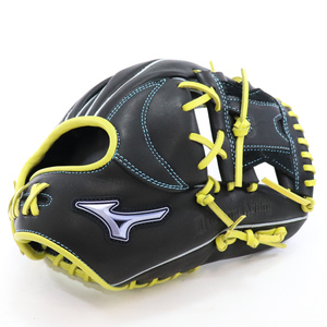  new goods [MIZUNO] Mizuno soft glove diamond abiliti(AXI) for infielder 1ajgs226130940 right for throwing black × natural lime size 1