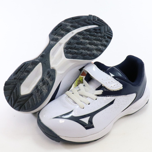 Используется [Mizuno] Mizuno Junior Training Shoes Select Nine Trainer 2cr 11gt192414 White X Navy 19cm