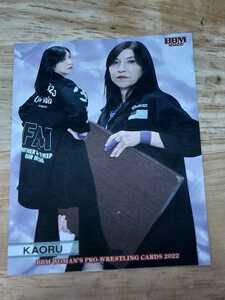 BBM女子プロレスカード2022　No.27　KAORU