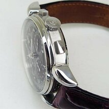 中古クロノスイス【CHRONOSWISS】 CH7403 クラシック クロノグラフ ボルドー_画像4