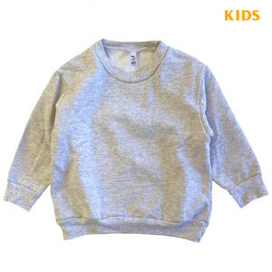 LOS ANGELES APPAREL ロサンゼルスアパレル KIDS クルーネックスウェット アッシュグレー 4T TODDLER 14oz 子供用 キッズ MADE IN USA