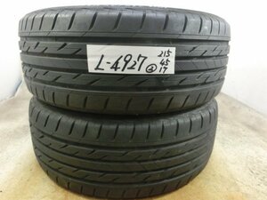 L-4927 溝あり 中古タイヤ ブリヂストン NEXTRY 215/45R17 91W (2本)