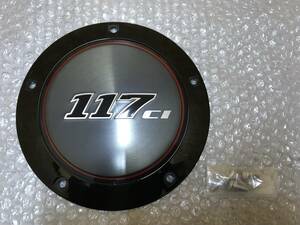 ☆美品☆ Harley Davidson ハーレーダビットソン FLHX FLTR CVO ツーリング 純正 117ci ダービーカバー 117 M8 FLHXSE FLTRX FLHR 25700748