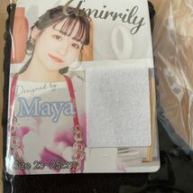 送料込み　新品　Amirrily by Maya ガーリーソックス　靴下　ハート柄　23-25cm 黒ブラック　2足あり　送料無料_画像3