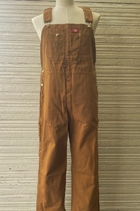 ディッキーズ☆オーバーオール☆ブラウン☆DB100☆作業着☆作業服☆サロペット☆DICKIES☆