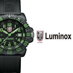 【1円】新品正規品ルミノックス ネイビーシールズ LUMINOX カラーマークシリーズ グリーン ミリタリーダイバー 20気圧防水 腕時計 ギフト