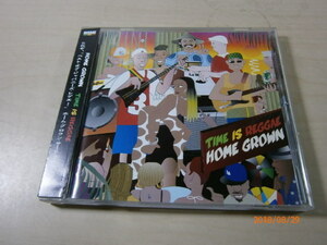 g2■HOME GROWN ホーム・グロウン / TIME IS REGGAE アルバム/レゲエＣＤ/H-MAN、プシン、ムーミン、ボーイケン他