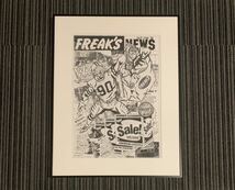 一点物 アート 原画 河村康輔 kousuke kawamura freaks store eyescream supreme シュプリーム ステッカー 付き_画像5