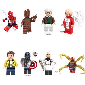 翌日発送　1体選べる キングピン グルート スタン・リー マーベル　アベンジャーズ ブロック ミニフィグ レゴ LEGO 互換 ミニフィギュア ed