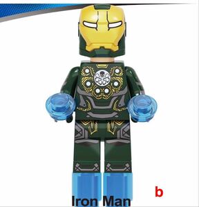 1体 マーベル　アベンジャーズ　ミニフィグ LEGO 互換 ミニフィギュア アイアンマン b