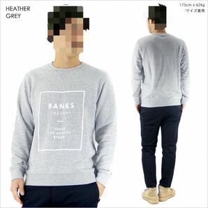 ■■【人気】【完売】BANKS 人気ロゴのトレーナー　Sサイズ　■■ banks journal クルーネック　■■