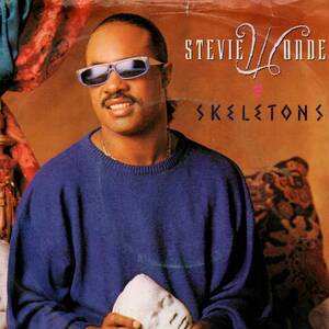 Stevie Wonder 「Skeletons/ Skeletons (Inst)」英国盤EPレコード 