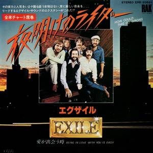 Exile 「How Could This Go Wrong/ Bring In Love With You Is Easy」国内盤EPレコード