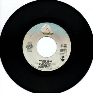 Air Supply 「Young Love/ She Never Heard Me Call」米国盤EPレコード