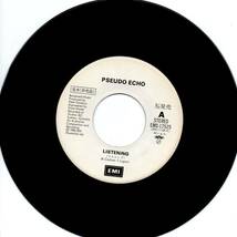 Psuedo Echo 「Listening/ In Their Time」国内盤サンプルEPレコード_画像3