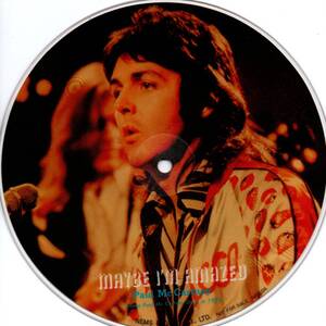 Paul McCartney 「Maybe I'm Amazed」/ John Lennon 「Imagine」ピクチャー盤EPレコード