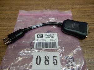 hp★DisplayPort-DVI変換アダプタ（DisplayPort to DVI-D Cable Adapter）★ＤＮ85