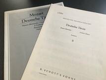 ♪♪ヴァイオリン二重奏・楽譜/モーツァルト deutsche Tanze ドイツ舞曲 vol2【SCHOTT】♪♪_画像2