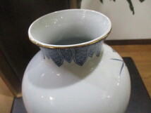 花瓶 明陶苑 明陶 花生 陶器 高さ約25.0ｃｍ_画像4