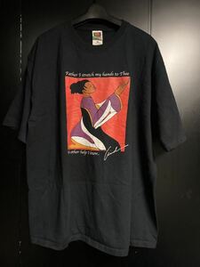 90'S 当時物　アートTシャツ　ヴィンテージ　サイズXL ブラック　Tee 