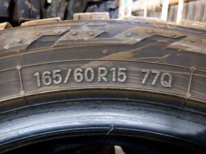 中古 165/60R15　2本　TOYO　108220 タイヤ