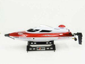 [ Speed boat radio-controller ]* rotation . even doing self returning * speed 35Km/h 2.4GHz 4ch high speed boat radio-controller HJ806 red 