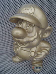  редкий * nintendo производства * Gold super Mario ( nintendo enta-te- men to магазин для ) полимер производства ( подставка имеется )