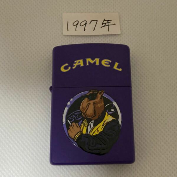 ZIPPOライター　CAMEL Smokin' Joe Window 未使用　極美品　箱無し　1997年製