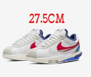 No406 ナイキ/NIKE x sacai x ズーム コルテッツ White and University Red サイズ：27.5cm US9.5　新品未使用！　