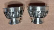 ノルウェー製　KONGE TINN Royal Pewter　錫製　ピューター　125614 Eggeglass エッググラス　卵立て エッグスタンド（4.2×3.5㎝） 箱入り_画像5