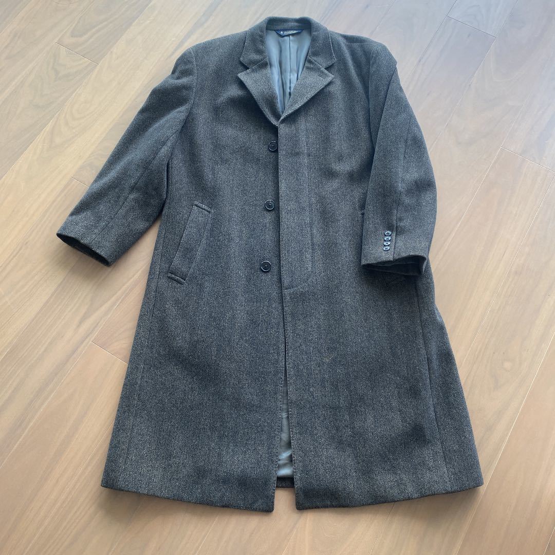 ブルックスブラザーズ ロングコート 紺色(新品) カシミア100% www