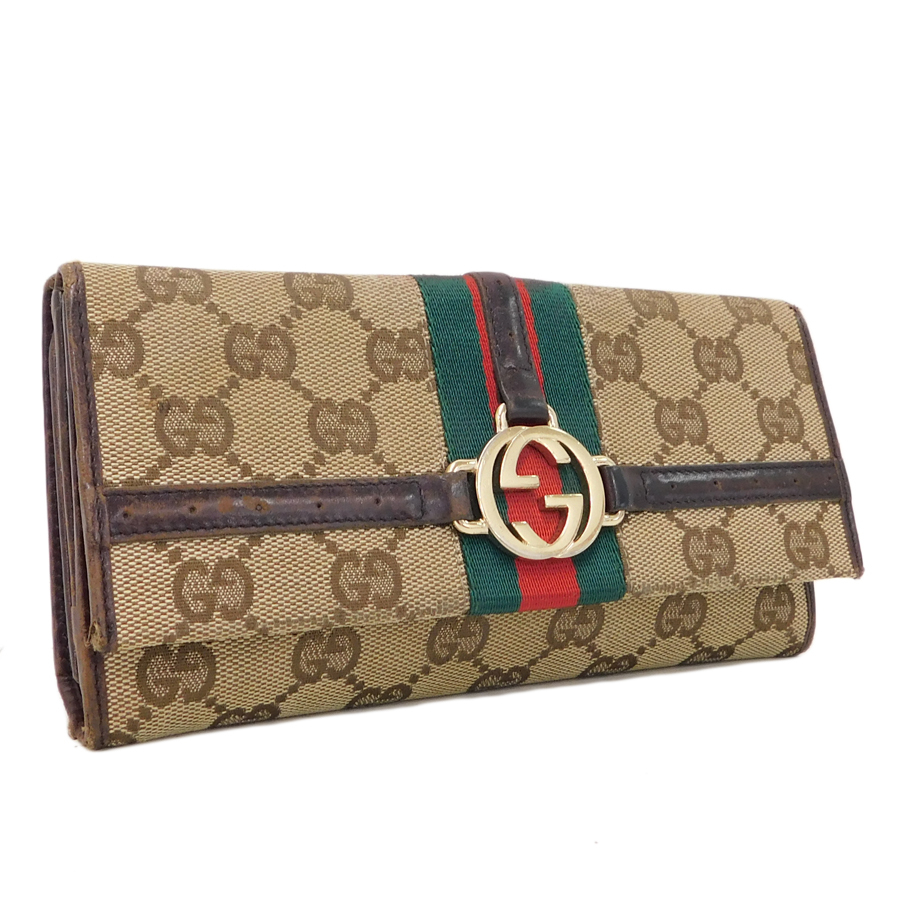 GUCCI キャンバス 長財布の値段と価格推移は?|1,590件の売買情報を
