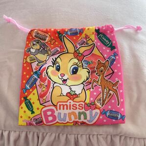 ミスバニー　巾着　miss Bunny巾着袋 コップ袋 ディズニー