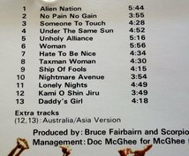 SCORPIONS / Face the Heat 1993 国内盤_画像4