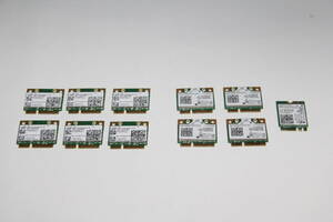 合計11個 Intel Centrino Wireless-N 1030 6個 + Wireless-AC 4個 3160HMW + Wireless-AC 3160NGW 1個