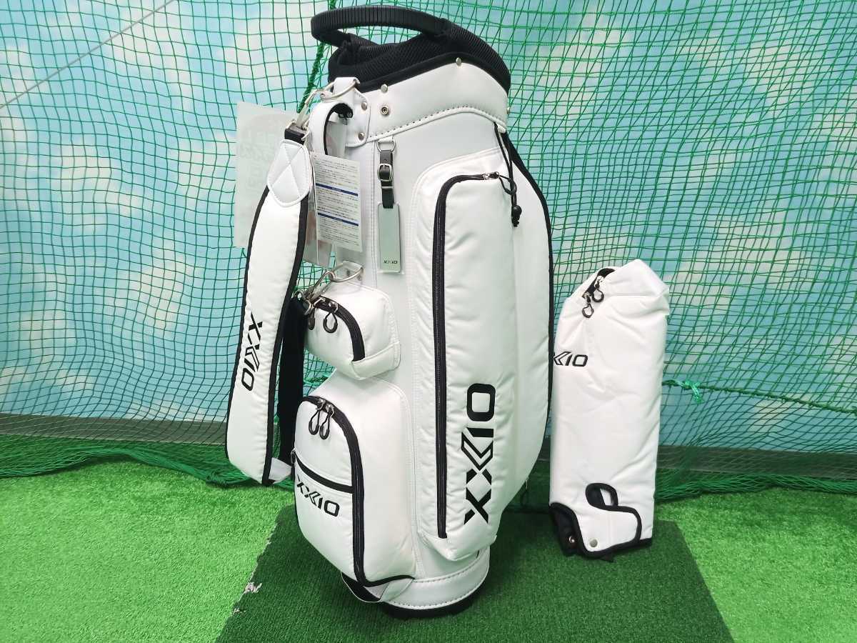 【05】【キャディバッグ】【新品】【即決価格】【レディス】ダンロップ XXIO 数量限定カートバッグ/GGC-X150W(2022年)/9.5型/WHITE/3.1kg